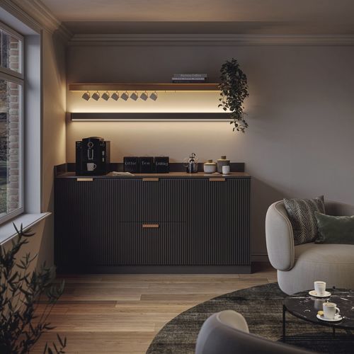 Moderne Wandleuchte - 740402 - NOVY N.V. - für den Innenraum / Stahl / rechteckig