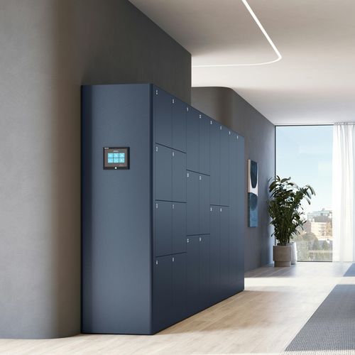 Stahlstaufach - DECO - BISLEY - RFID / für Gewerbegebrauch / für öffentliche Einrichtungen