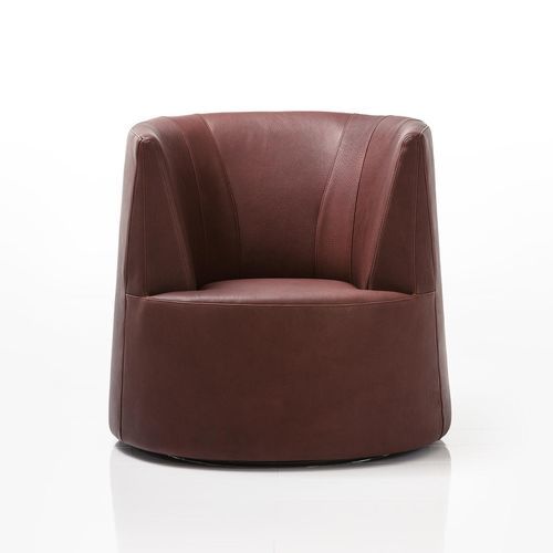 Moderner Sessel - powder - bruehl - Stoff / Leder / mit abnehmbarem Bezug