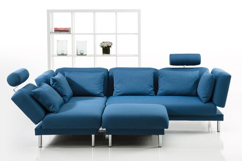 Modulsofa - tam - bruehl - modern / Stoff / mit abnehmbarem Bezug