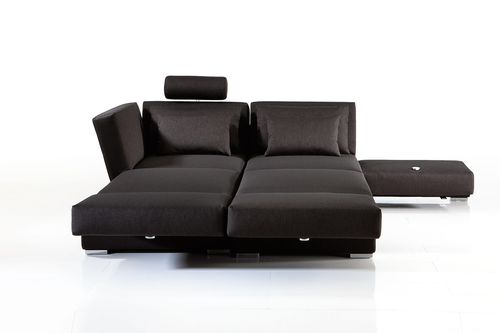 Modulsofa - nook - bruehl - Bett / modern / Stoff