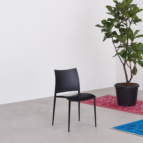 Moderner Stuhl - SAND - DESALTO spa - für den Innenraum / Stoff / Gestell aus Aluminium