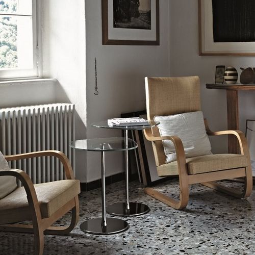 Moderner Beistelltisch - MIXIT - DESALTO spa - Glas / Keramik / Laminat