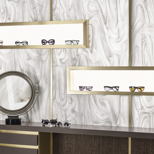 Innenwandverkleidung - Gray Onyx - CORIAN - Corian® / texturiert / lichtdurchlässig
