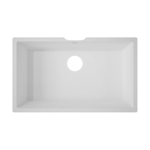 Einbeckenspüle - Spicy - CORIAN - ohne Abtropffläche / Corian® / einbaufähig