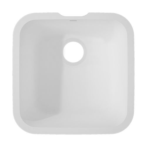 Einbeckenspüle - Sweet - CORIAN - ohne Abtropffläche / Corian® / einbaufähig