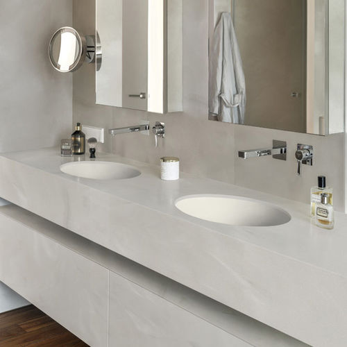 Doppelte Waschtischplatte - Artista Beige - CORIAN - Corian®