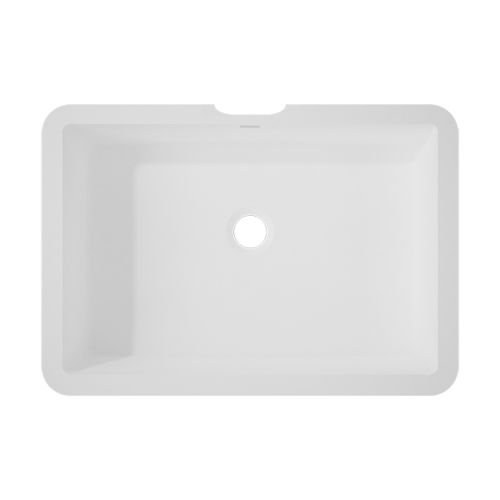 Einbauwaschbecken - Quiet - CORIAN - Corian® / nach Maß / rechteckig