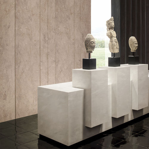Moderner Säulenfuß - Neutral Concrete - CORIAN - Corian® / für Skulptur
