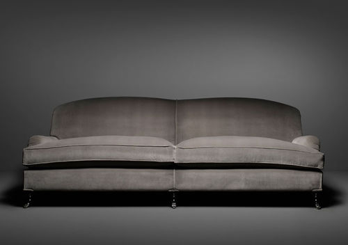 Klassisches Sofa - JOHN BENTLEY - Fleming & Howland - Samt / braun / Viersitzer