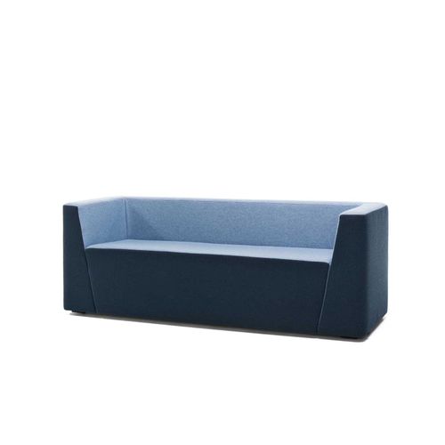 Modernes Sofa - BIT - Martela - Stoff / blau / Contract