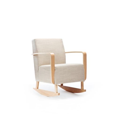 Sessel / skandinavisches Design - Plus+ - Martela - Stoff / Birke / Eiche