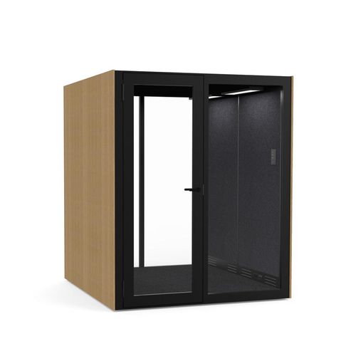 POD-Büro / mit integrierter Beleuchtung - Sono Work M - Martela - Akustik / USB / mit integrierter LED-Beleuchtung