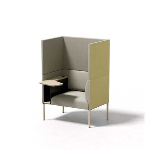 Moderner Stuhl - NOORA WORK BOX - Martela - für den Innenraum / Stoff / Gestell aus Holz