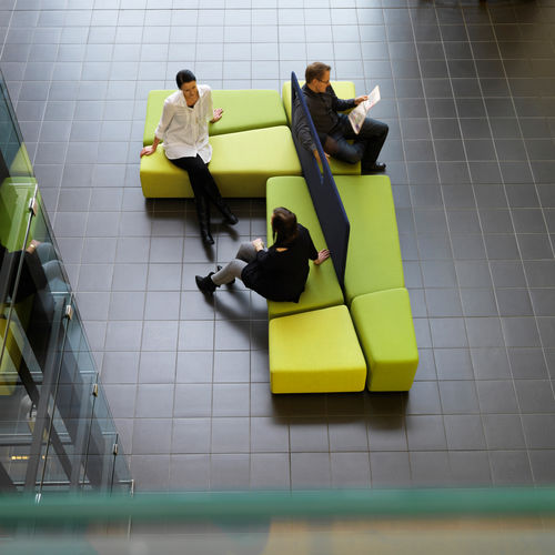 Modulsofa - DIAGONAL - Martela - modern / Stoff / mehrfarbig