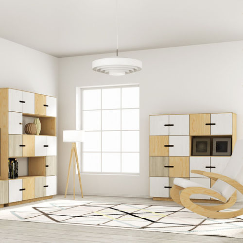 Hohes Sideboard - PIX - Radis Furniture - modern / Sperrholz / Birke