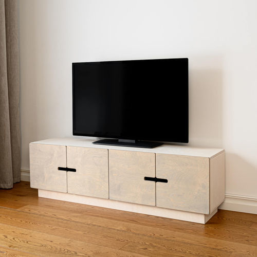 Modernes Fernsehmöbel - PIX - Radis Furniture - mit Regal / mit 4 Türen / Sperrholz