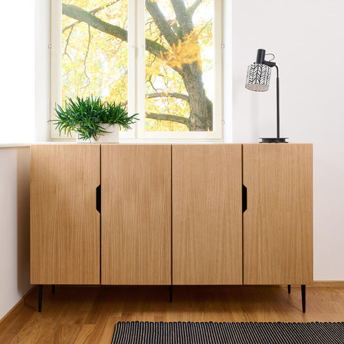 Hohes Sideboard - NOBLE - Radis Furniture - modern / Sperrholz / Birke