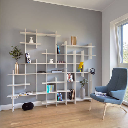 Wandmontiertes Regal - CRISS-CROSS - Radis Furniture - Modul / modern / Birke