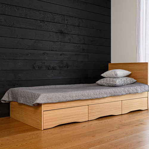 Einpersonenbett - DREAMY - Radis Furniture - modern / Kopfteil / mit Schublade