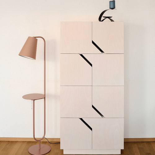 Hohes Sideboard - MAZE - Radis Furniture - modern / Sperrholz / Birke