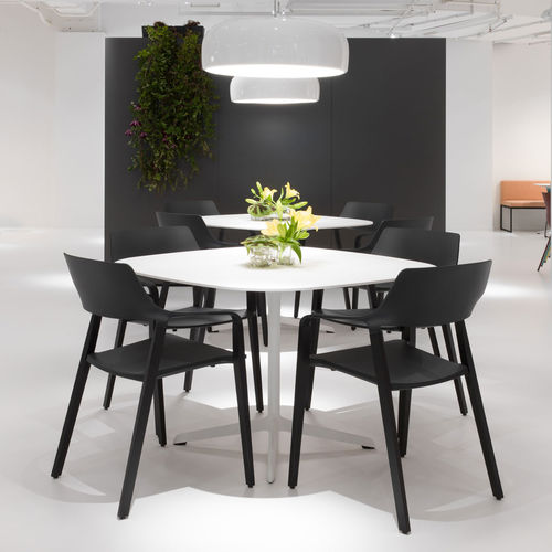 Moderner Couchtisch - BREAK - Haworth Europe - HPL / ABS / Gestell aus Metall