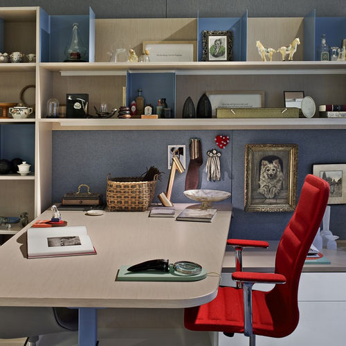 Moderner Bürostuhl - LOTUS - Haworth Europe - für den Innenraum / Stoff / mit hoher Rückenlehne