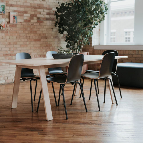 Moderner Besprechungstisch - BAC  - Haworth Europe - Nussbaum / Esche / Wenge