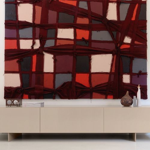 Modernes Sideboard - UNI - Haworth Europe - Metall / Aluminium / Laminat