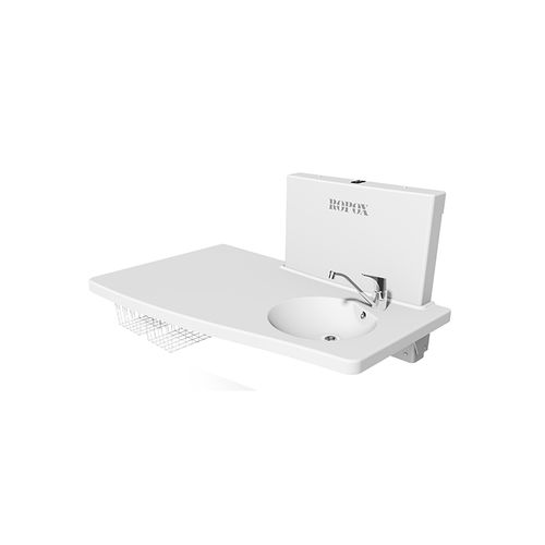 Kunststoff-Wickeltisch - MEDI2 - Ropox A/S - Aluminium / Edelstahl / bodenstehend