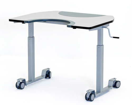 Moderner Arbeitstisch - ERGO MULTI - Ropox A/S - Laminat / Aluminium / Gestell aus Aluminium