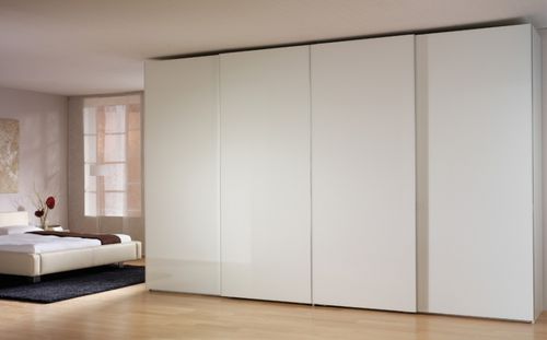 Moderner Kleiderschrank - ASCONA - Rüttimann AG - Glas / mit Schiebetür