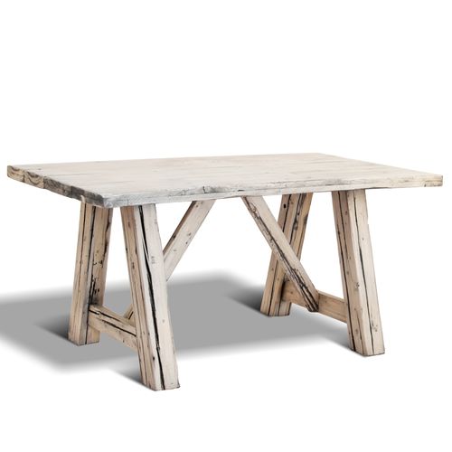 Tisch / rustikaler Stil - ANTIQUE - Ecomatrix SRL - Eiche / geöltes Holz / Kiefer