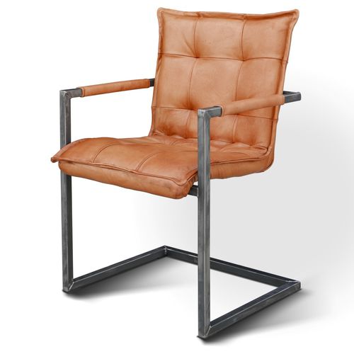 Moderner Stuhl - CAPO INDUCHAIR - Ecomatrix SRL - für den Innenraum / Leder / Gestell aus Stahl