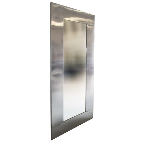 Wandmontierter Spiegel - AERO - Ecomatrix SRL - Industriedesign / rechteckig / Aluminium