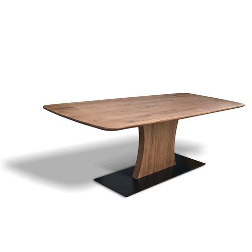 Moderner Tisch - TOSCANA - Ecomatrix SRL - Eiche / Gestell aus Stahl / Gestell aus Holz
