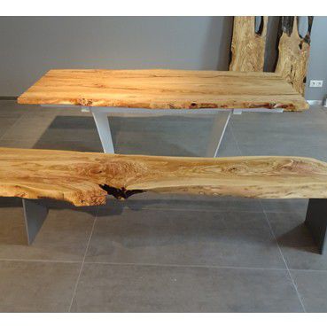 Moderner Esstisch - SOLID OLEA - Schulte Design GmbH - Massivholz / rechteckig / ausziehbar