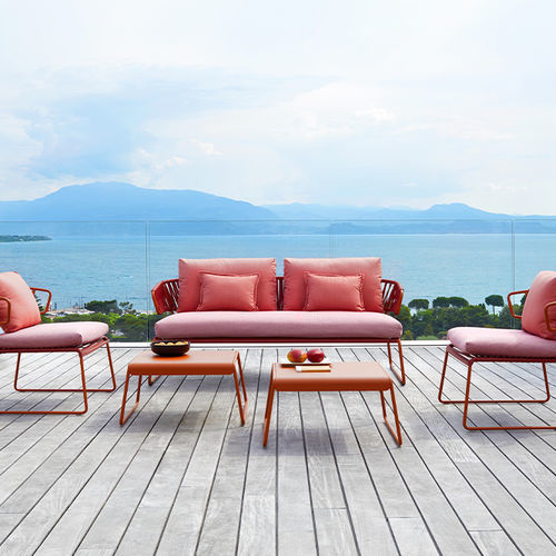 Modernes Sofa - Lisa - SCAB GIARDINO SPA - für Außenbereich / Sunbrella® / mit abnehmbarem Bezug