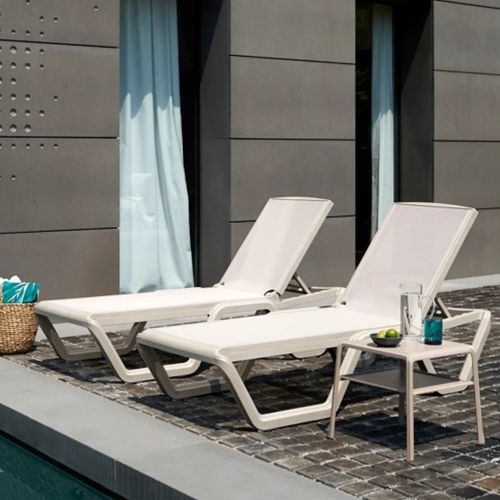 Moderne Sonnenliege - Vela - SCAB GIARDINO SPA - Stoff / Glasfaser / Technopolymer