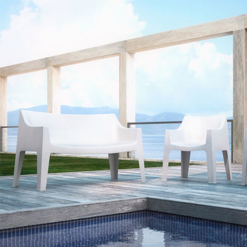 Modernes Sofa - Coccolona - SCAB GIARDINO SPA - für Garten / Technopolymer / stapelbar