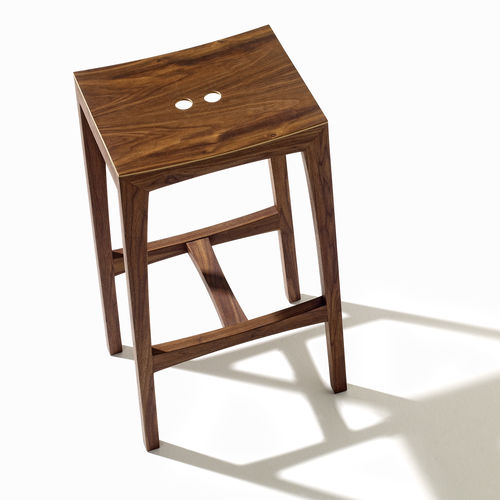 Moderner Barhocker - OTTO BAR - sixay furniture - Leder / Holz / Filz
