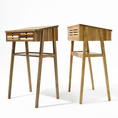 Bodenstehender Schreibtisch - SIXtematic Stehpult2 - sixay furniture - modern / Holz / Laubholz