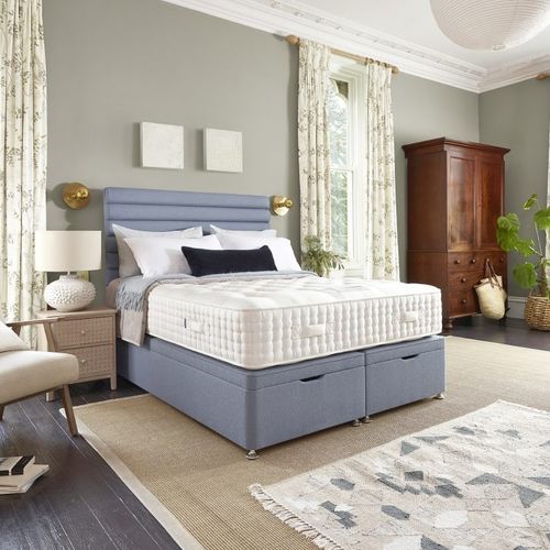 Doppelbett-Matratze - Peridot 13,750 - HARRISON SPINKS - Taschenfederkern / Viskose / weiß