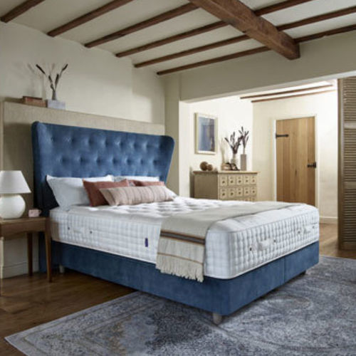 Doppelbett-Matratze - St Lucia 17,250 - HARRISON SPINKS - Taschenfederkern / Viskose / weiß
