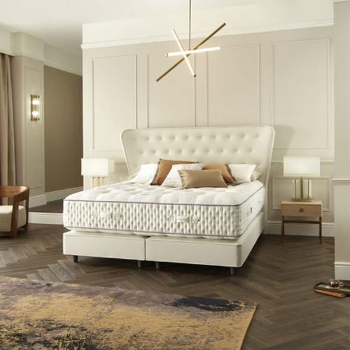 Doppelbett-Matratze - EXCELSIOR 40,000 - HARRISON SPINKS - Federkern / weiß