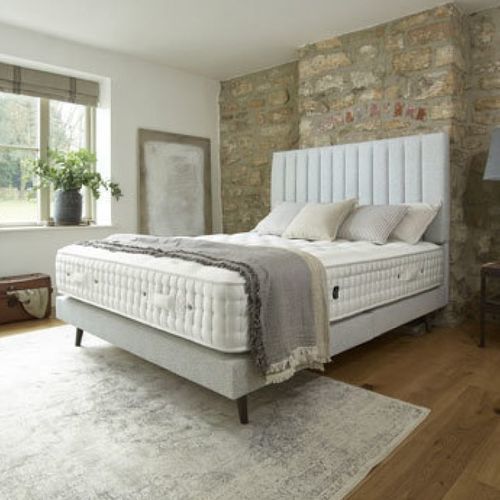 Doppelbett-Matratze - Lotus 20,750 - HARRISON SPINKS - Taschenfederkern / Viskose / weiß