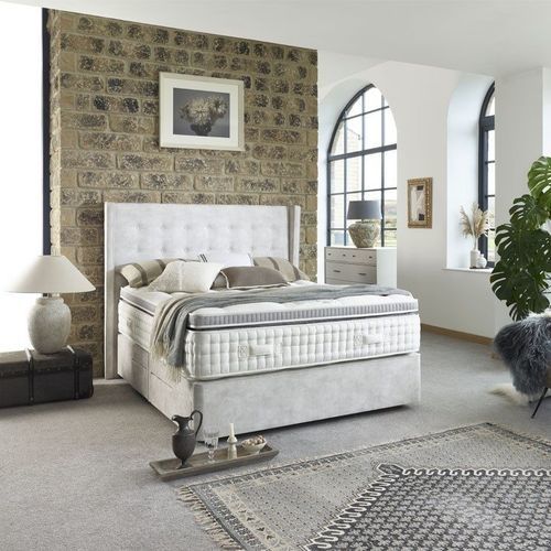 Doppelbett-Matratze - Inglewood 13,250 - HARRISON SPINKS - Viskose / weiß / fest