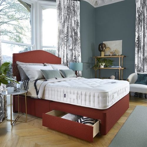 Doppelbett-Matratze - Amethyst 2,750 - HARRISON SPINKS - Taschenfederkern / weiß / extra fest