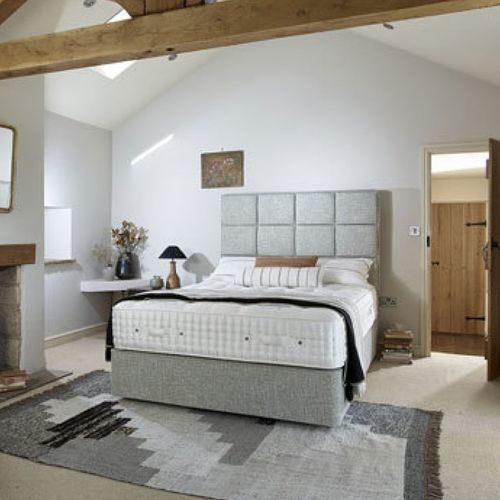 Doppelbett-Matratze - Mauritius 14,750 - HARRISON SPINKS - Viskose / weiß / weich
