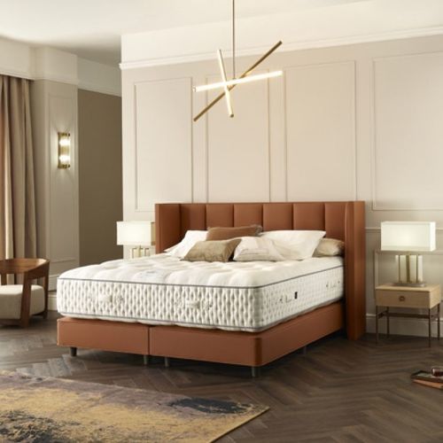 Doppelbett-Matratze - IMPERIAL 34,000 - HARRISON SPINKS - Federkern / weiß / Baumwolle